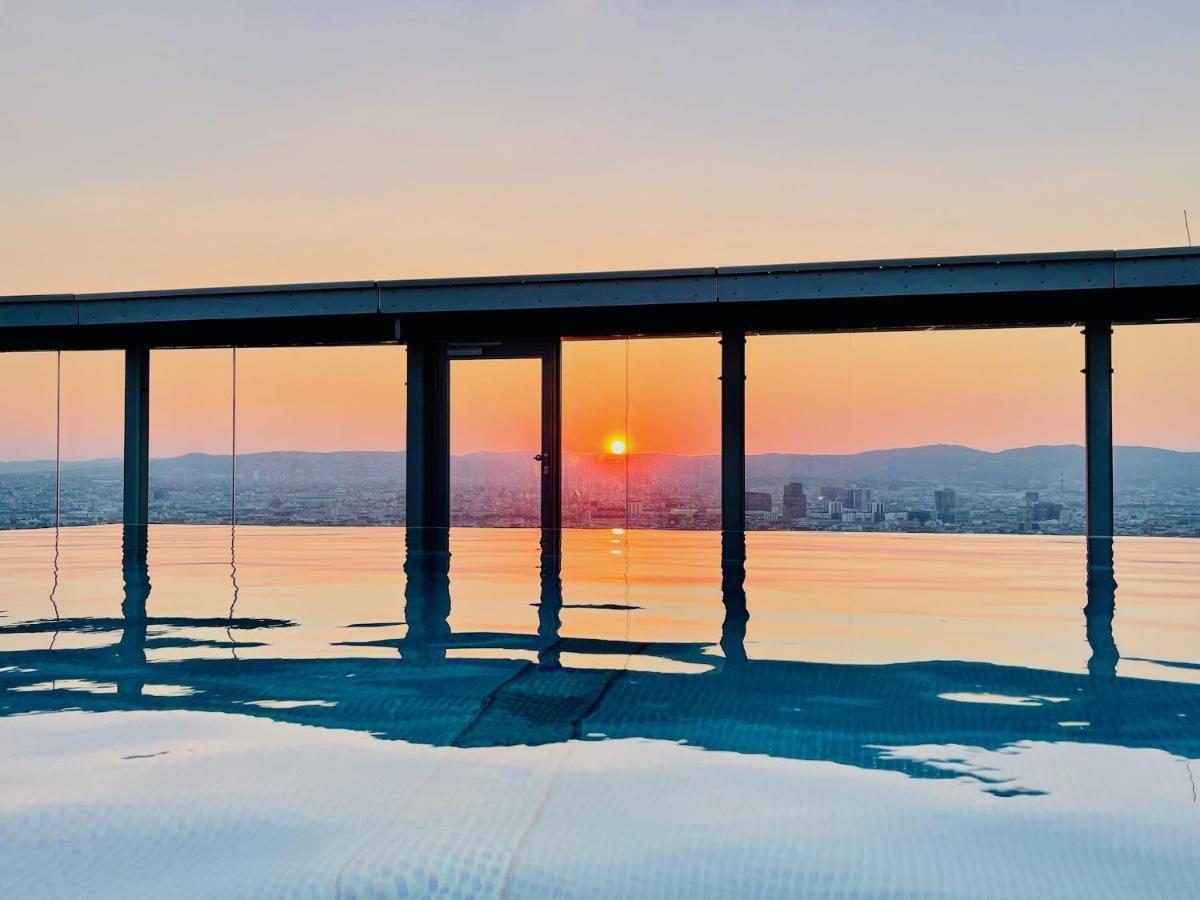 Triiiple Level 31 - Sonnenwohnen Apartment Mit Fantastischem Ausblick Und Parkplatz Βιέννη Εξωτερικό φωτογραφία