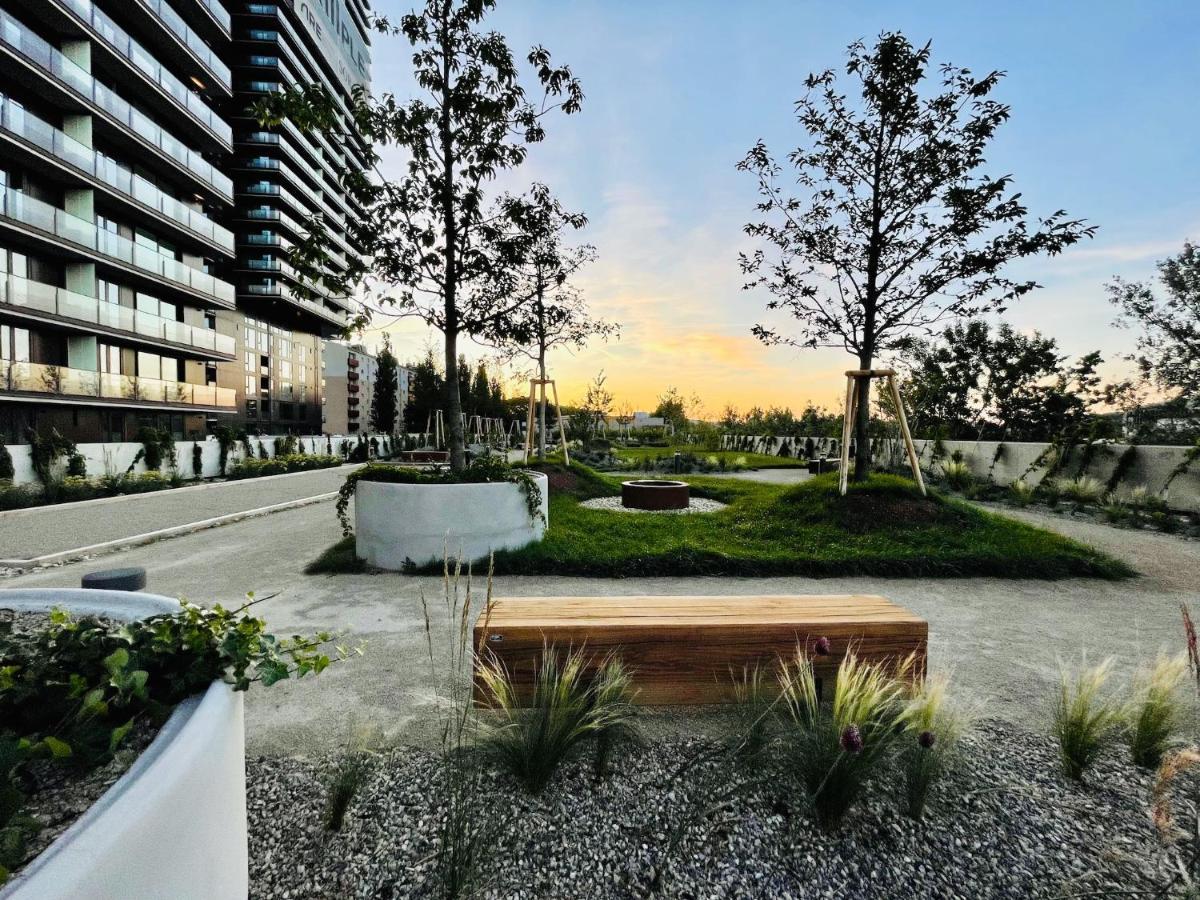 Triiiple Level 31 - Sonnenwohnen Apartment Mit Fantastischem Ausblick Und Parkplatz Βιέννη Εξωτερικό φωτογραφία
