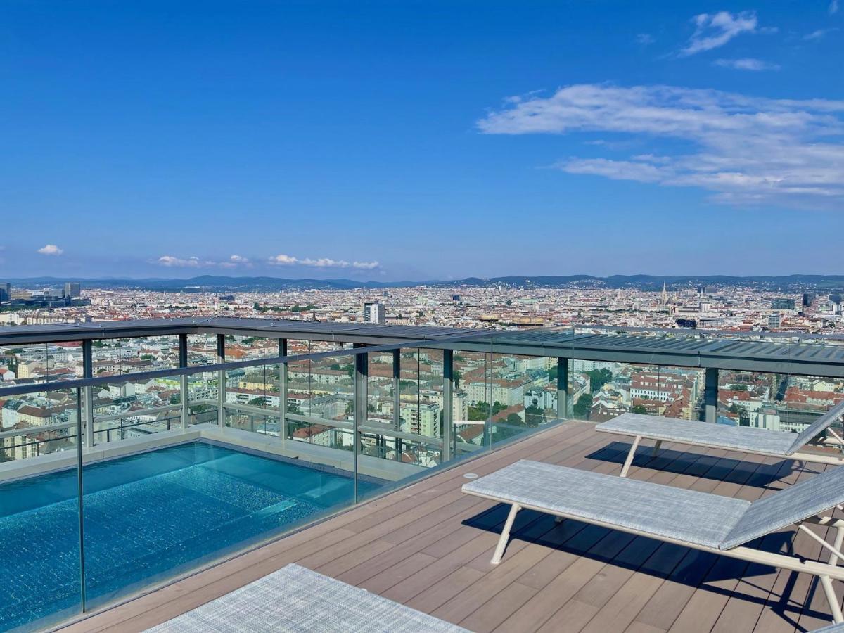 Triiiple Level 31 - Sonnenwohnen Apartment Mit Fantastischem Ausblick Und Parkplatz Βιέννη Εξωτερικό φωτογραφία