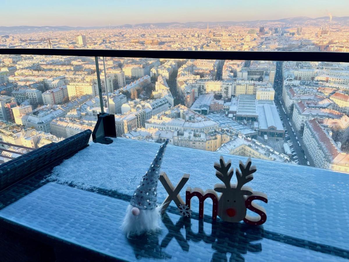 Triiiple Level 31 - Sonnenwohnen Apartment Mit Fantastischem Ausblick Und Parkplatz Βιέννη Εξωτερικό φωτογραφία