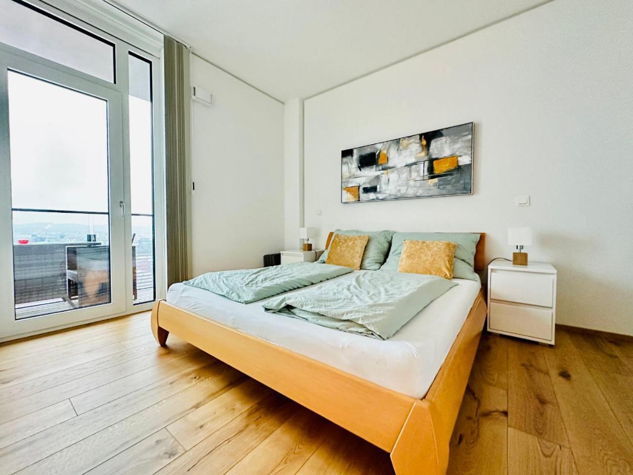 Triiiple Level 31 - Sonnenwohnen Apartment Mit Fantastischem Ausblick Und Parkplatz Βιέννη Εξωτερικό φωτογραφία