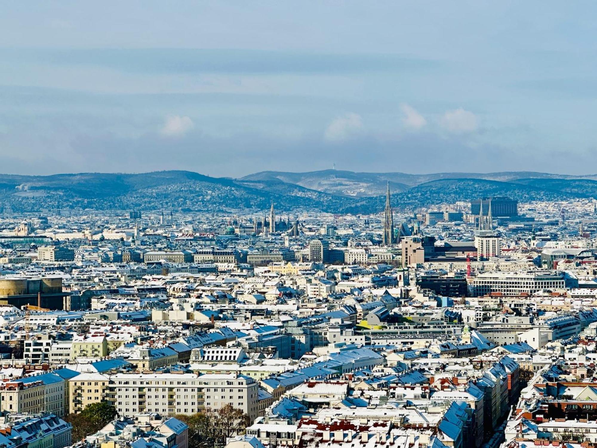 Triiiple Level 31 - Sonnenwohnen Apartment Mit Fantastischem Ausblick Und Parkplatz Βιέννη Εξωτερικό φωτογραφία